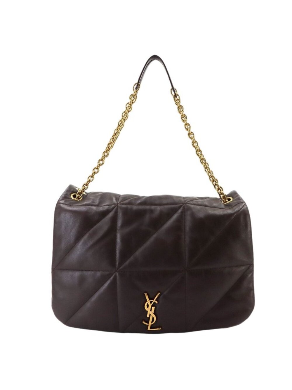 Saint Laurent Jamie 4.3 Shoulder Bag Leather Brown Gold